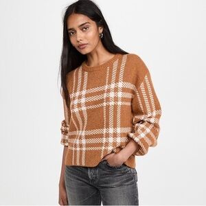Z Supply Solange Plaid Sweater size S